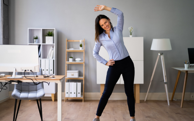 仕事の合間にちょっとした体を動かす時間を作る